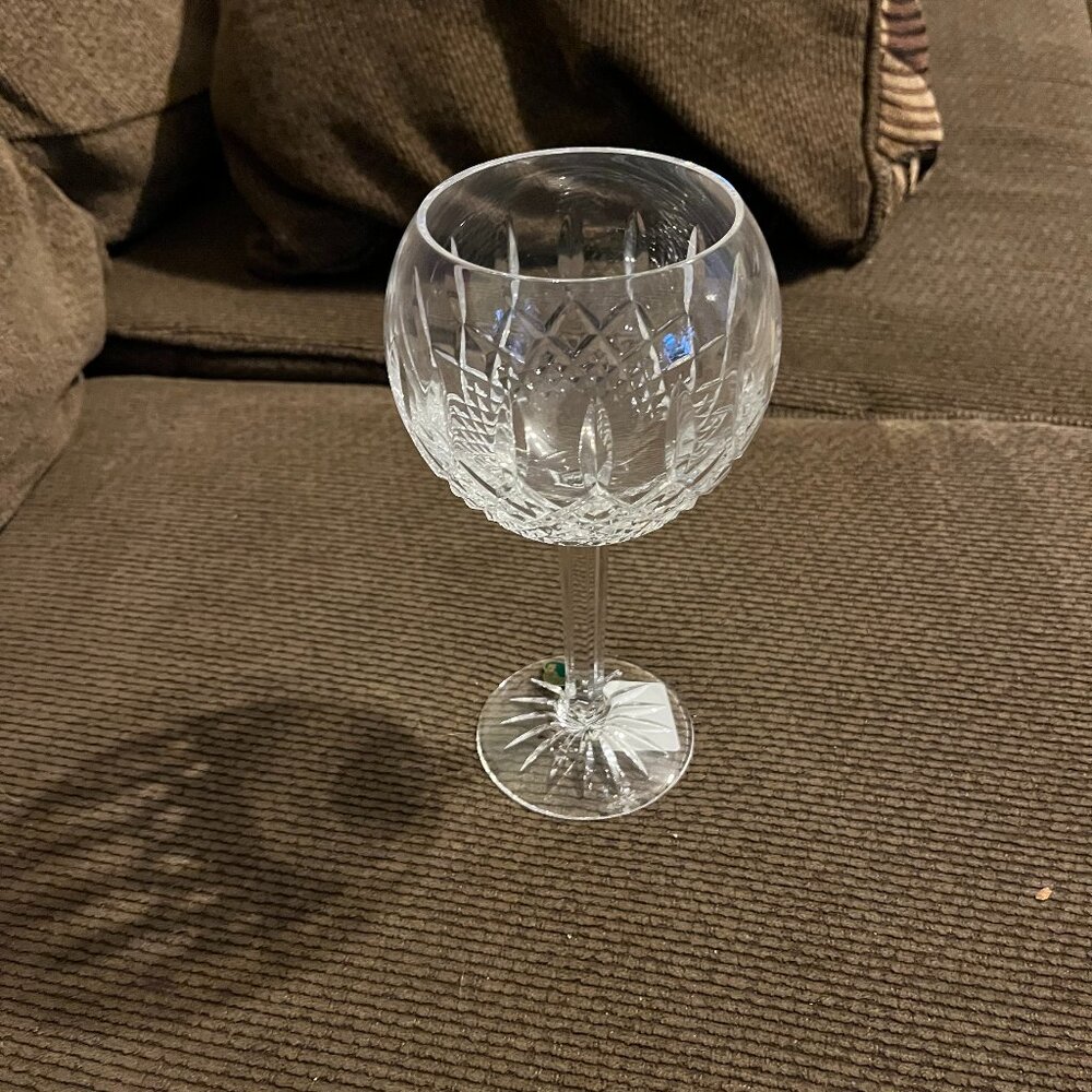 Crystal wine glasses